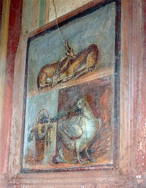 Pompeii - House of the Fawn mural