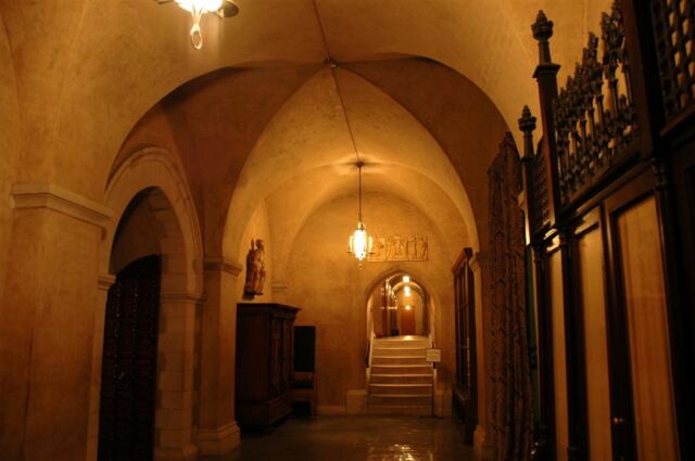 Crypt hallway