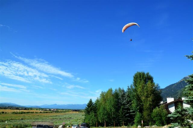 Teton parasailing near our hotel