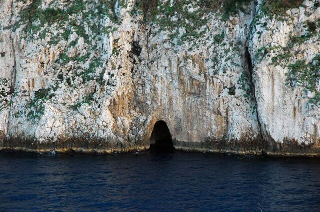 Cliffside caves