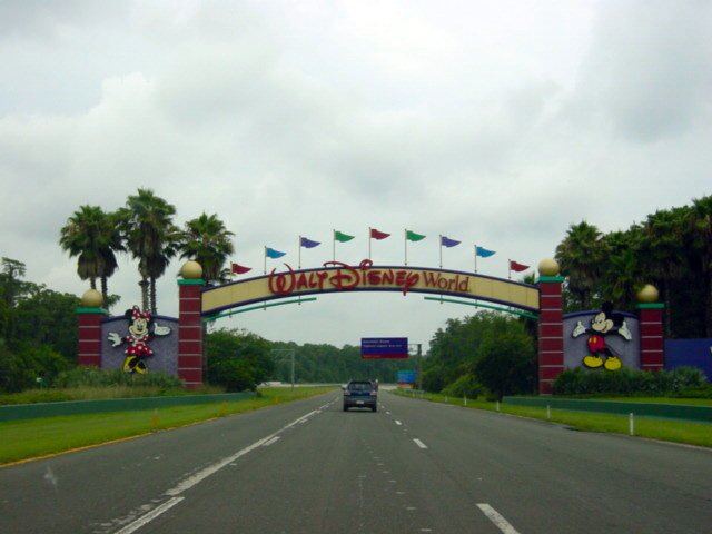 Entrance to Disney!