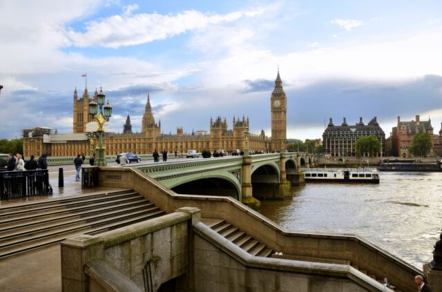 Westminster Bridge and Parliament