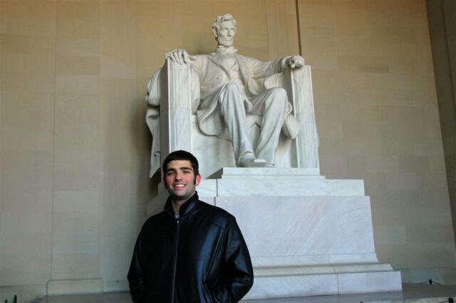 Andrew and Lincoln