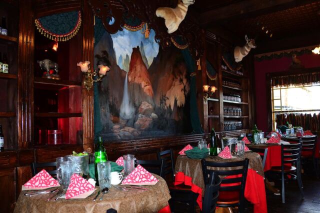 Inside the Saddle Rock Saloon