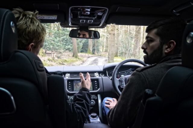 Andrew - offroad behind the wheel of the Range Rover (5)