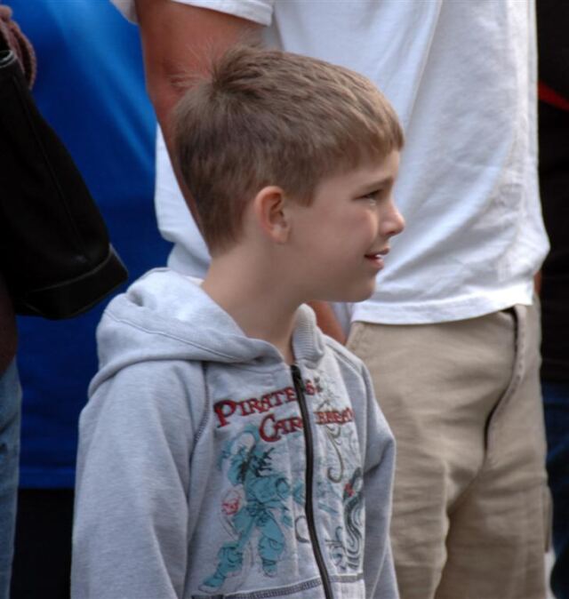 Ben enjoys the show