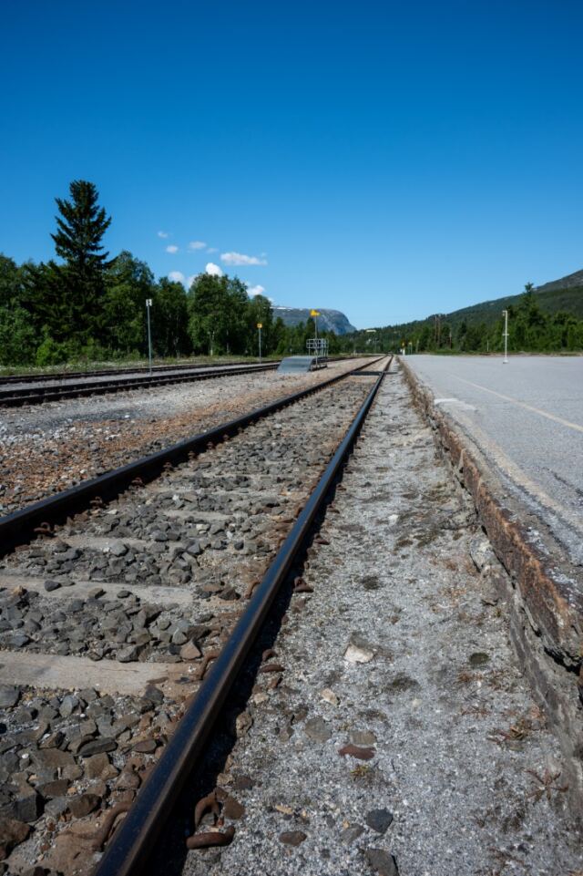 Waiting for the train back to Andalsnes