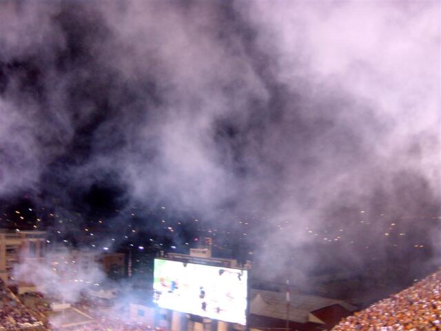 - and post-firework smoke!