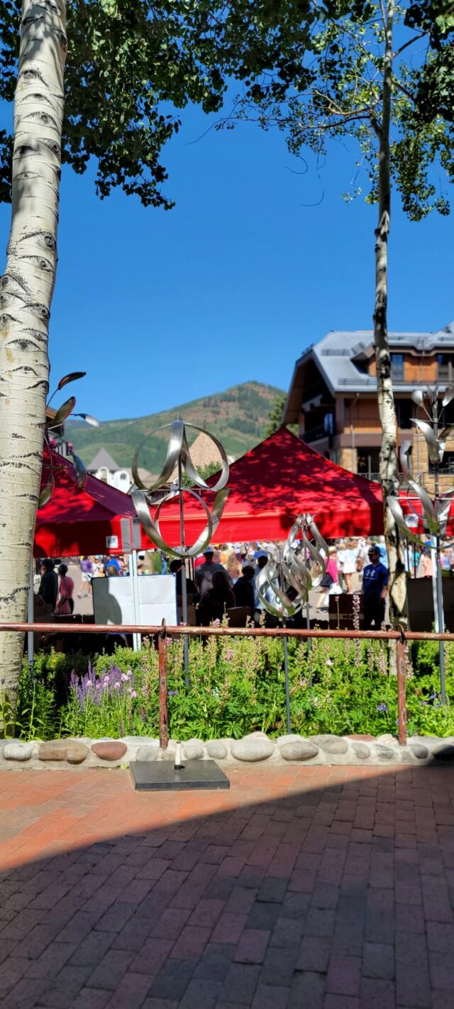 Vail Farmer's Market views 3