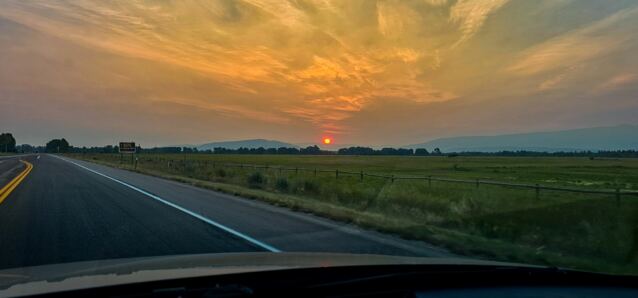 Moose Road sunrise