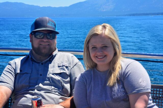 Jarrett and Melanie - Tahoe cruise
