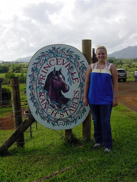 Princeville ranch stables sign (2)