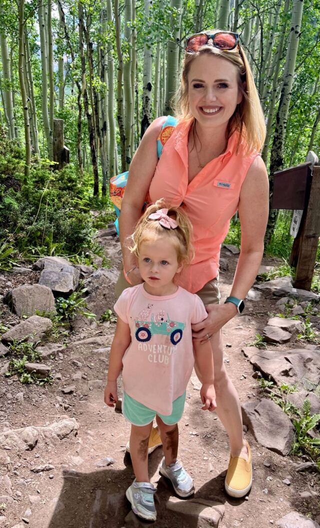 Shiloh and Mommy hike