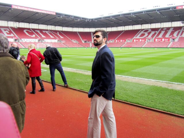 Andrew scopes out The Britannia