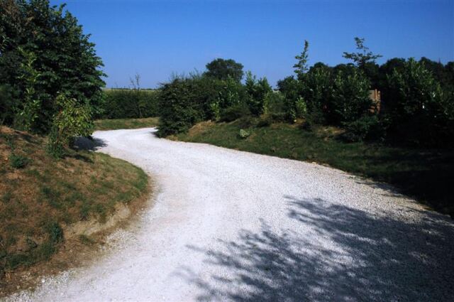 Entrance driveway