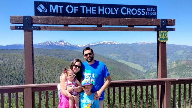 Andrew, Liz, Cole, and Madi - Mt of the Holy Cross