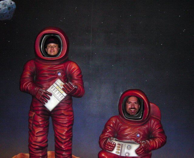 Kathy and Roger on Mars