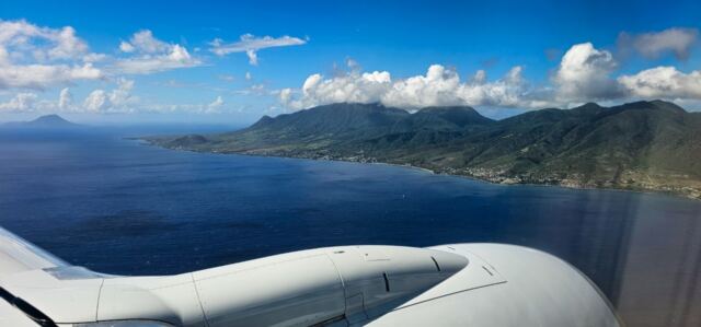Landing at St Kitts
