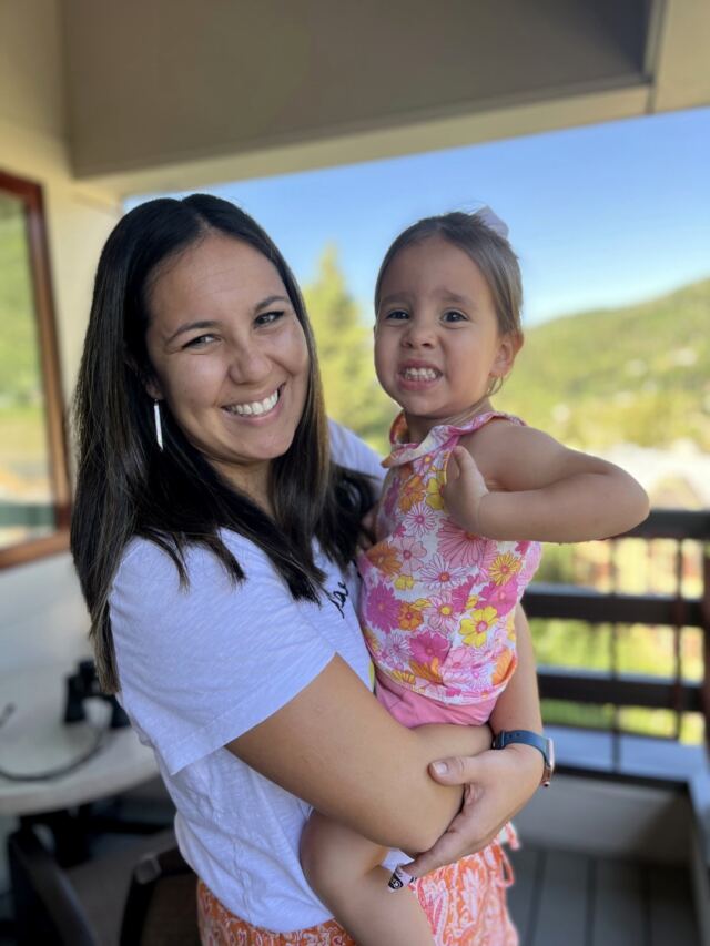 Liz and Madi - beautiful morning 2