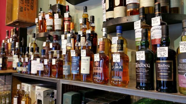 Cadenhead's scotch samplings