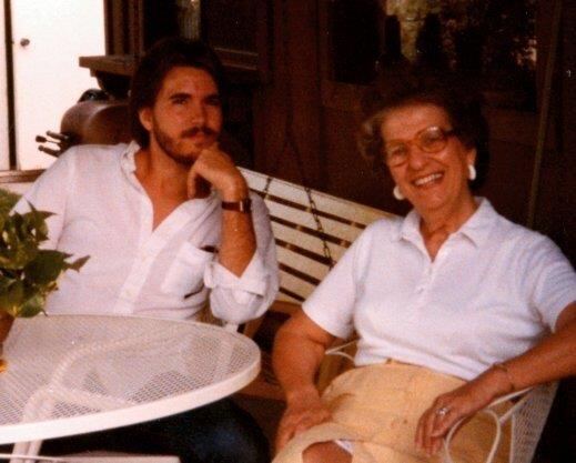 Roger and Grandma - weekly lunch ritual from colle