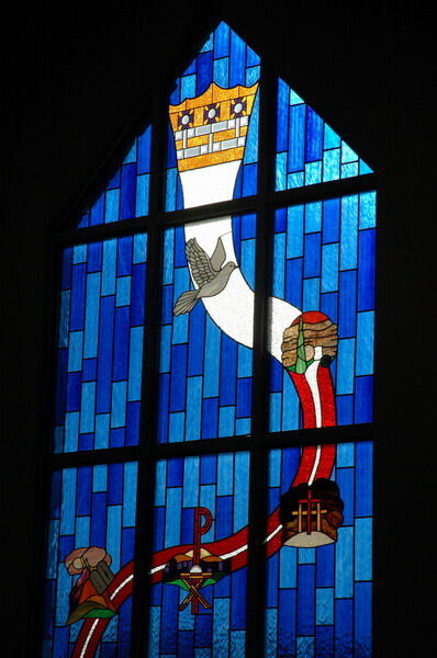 Fellowship Hall stained glass