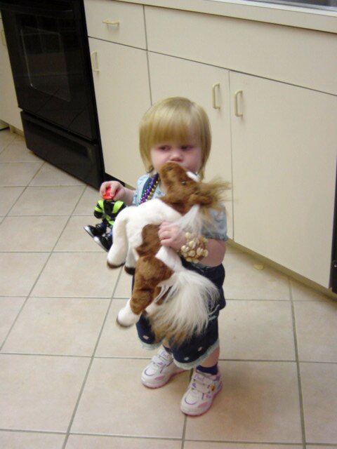 Kiersten and her Liberty horse doll