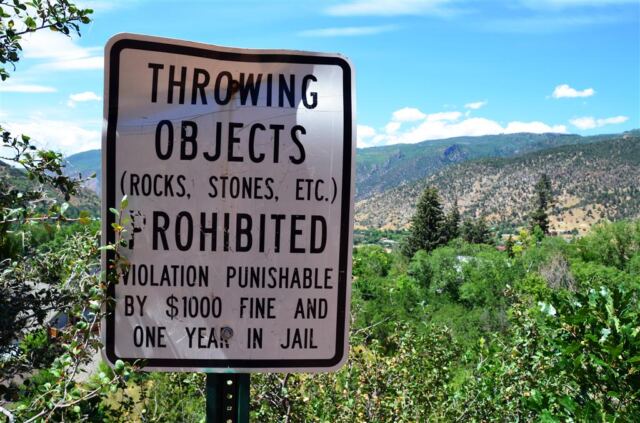 Don't throw anything - got it