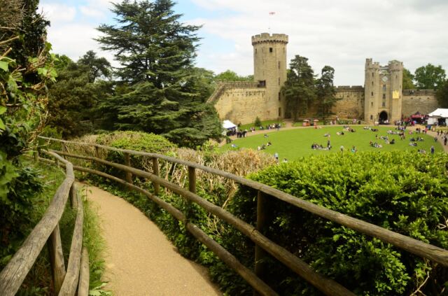 Warwick Castle - various pictures - atop The Mound 7