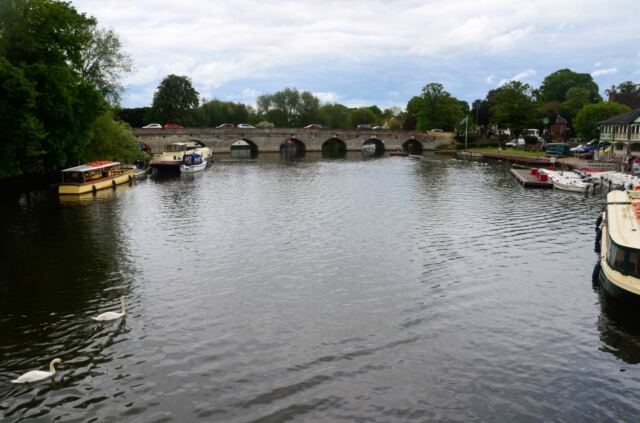 Footbridge and River Avon