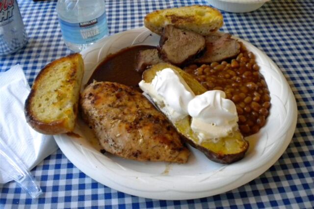 Roger's hearty cowboy meal