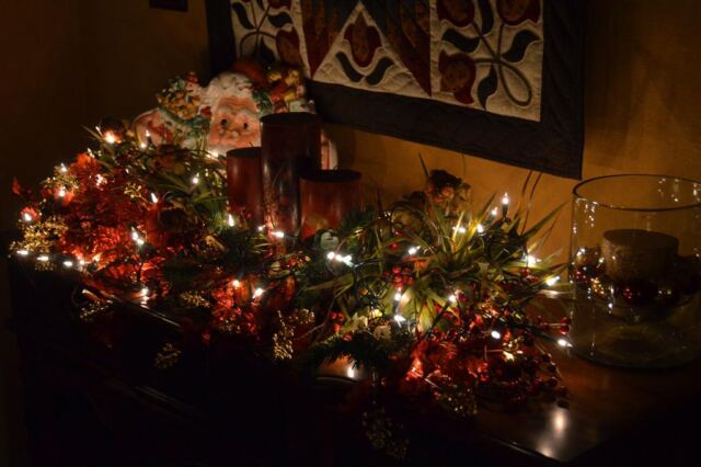 decorated-sideboard