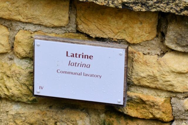 Chedworth Roman Villa - latrine (2)