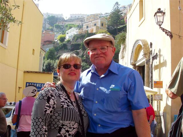 PO - Kathy and Paul in Positano