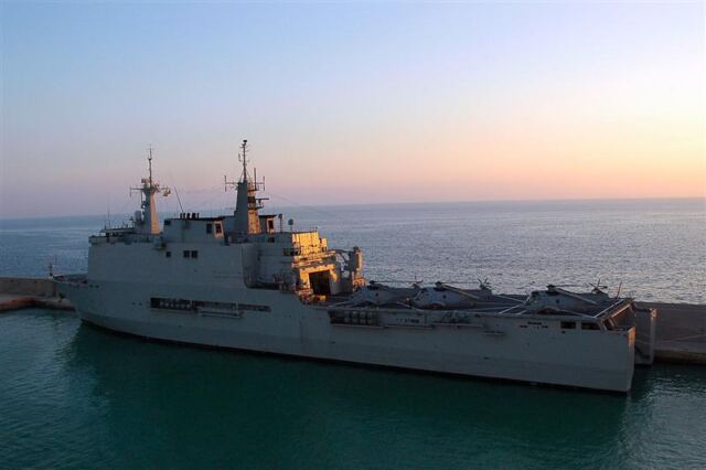 Italian navy ship