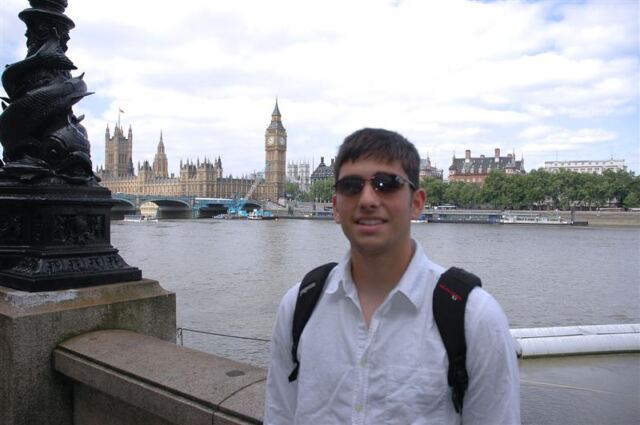 Andrew on the Thames