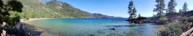 (panorama) Sand Harbor beach
