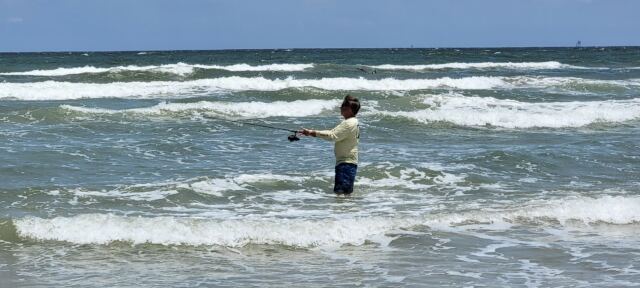 Surf fishin' Steve