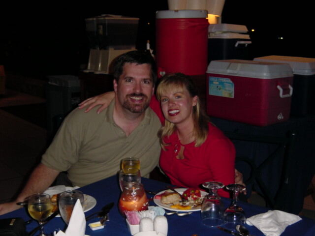 Roger and Kathy - first night dinner