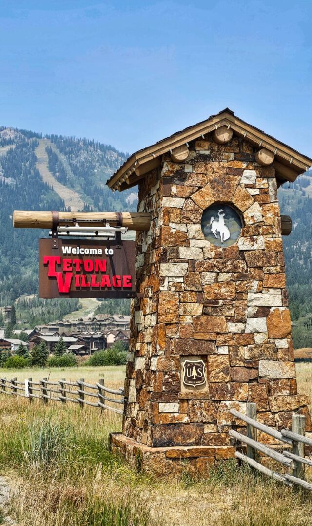 Teton Village entrance