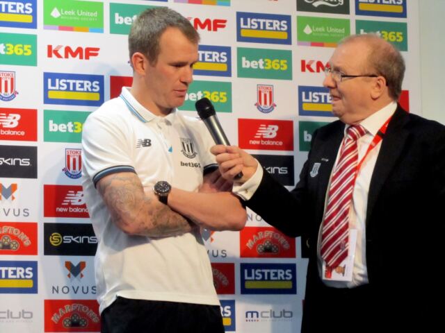 Interviewing the Stoke Man-of-the-Match, Glenn Whelan