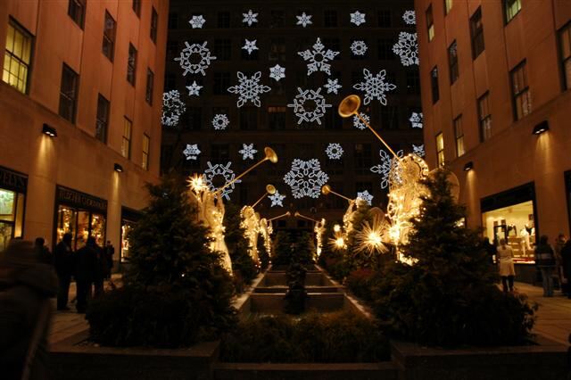 Angels and snowflakes