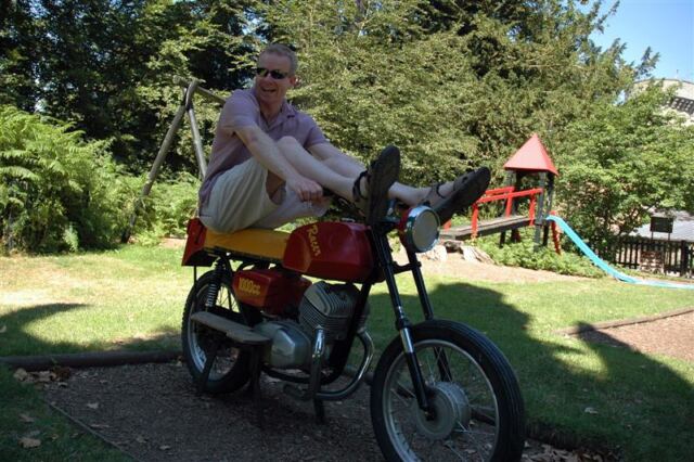 Julian shows the proper way to ride