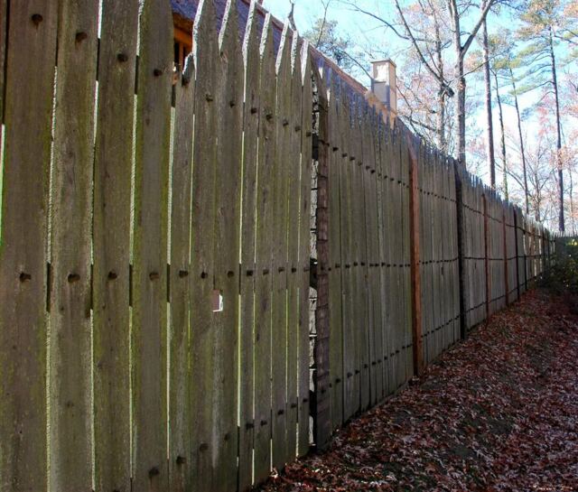 Jamestown Fort fence