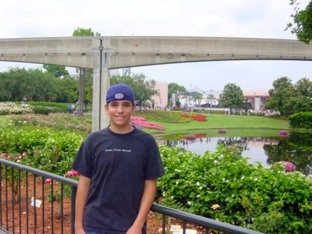 Andrew and monorail track