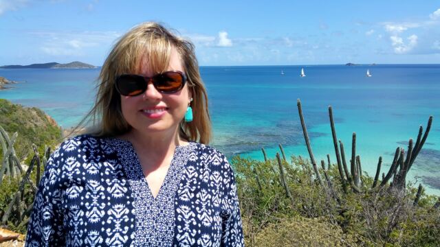 Kathy at Savannah Bay - Virgin Gorda 5
