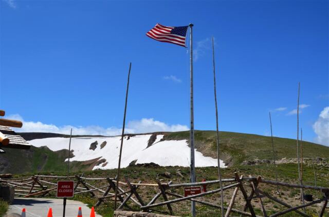 Stars and Stripes and Snow