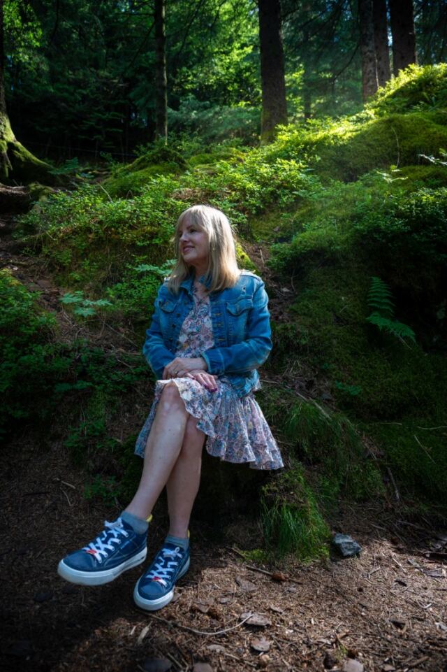 Kathy in the Mt Floyen forest 02