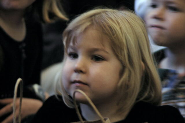 Listening intently