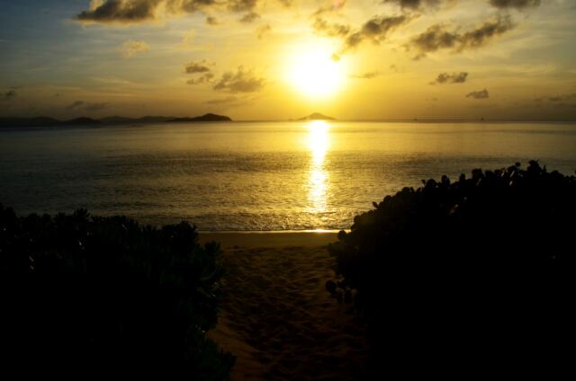First Virgin Gorda sunset 2